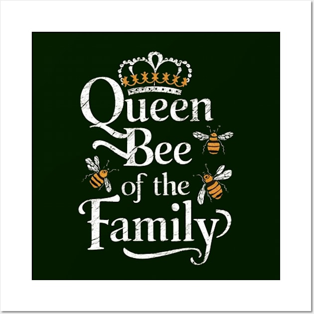 Queen Bee of the family Wall Art by halazidan